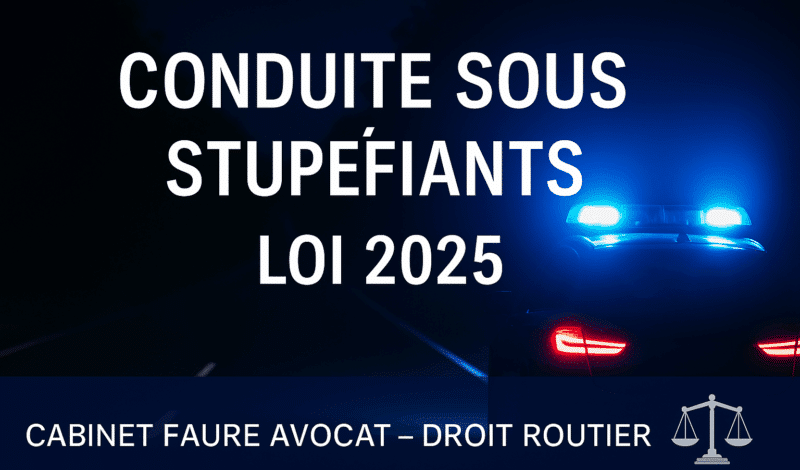 Conduite sous stupéfiants pour la première fois