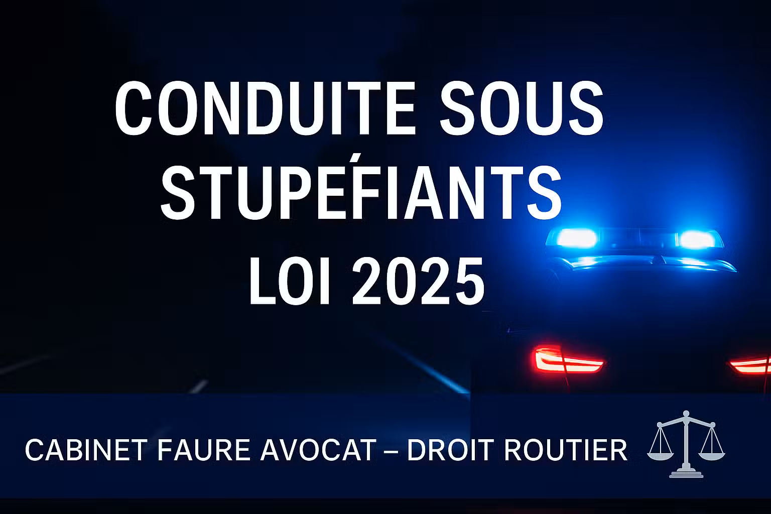 Conduite sous stupéfiants pour la première fois