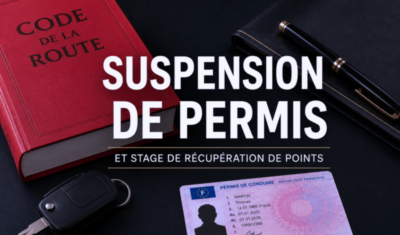 Peut-on faire un stage de récupération de points pendant une suspension de permis ?