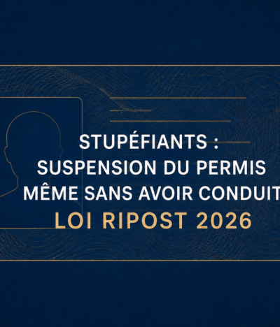 Stupéfiants : suspension du permis même sans avoir conduit