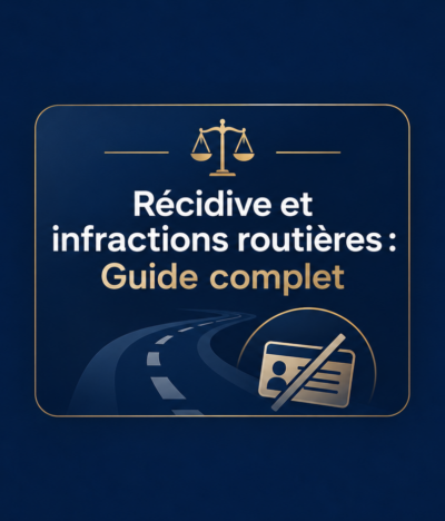 Récidive et infractions routières : Guide complet